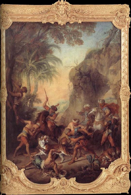 Tiger Hunt, Nicolas Lancret